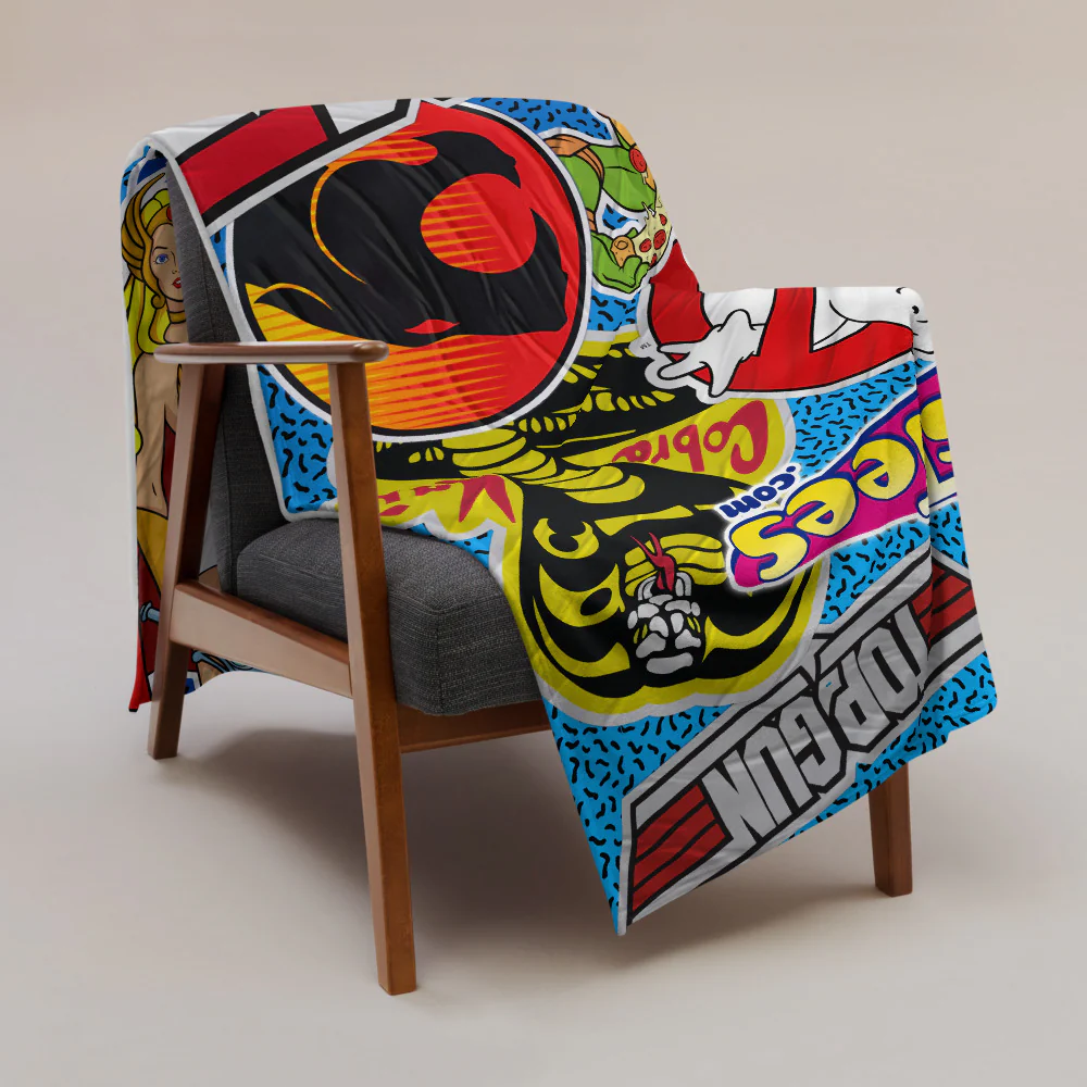 80sTees Catalog Cover Blanket - 50x60 - Image 3