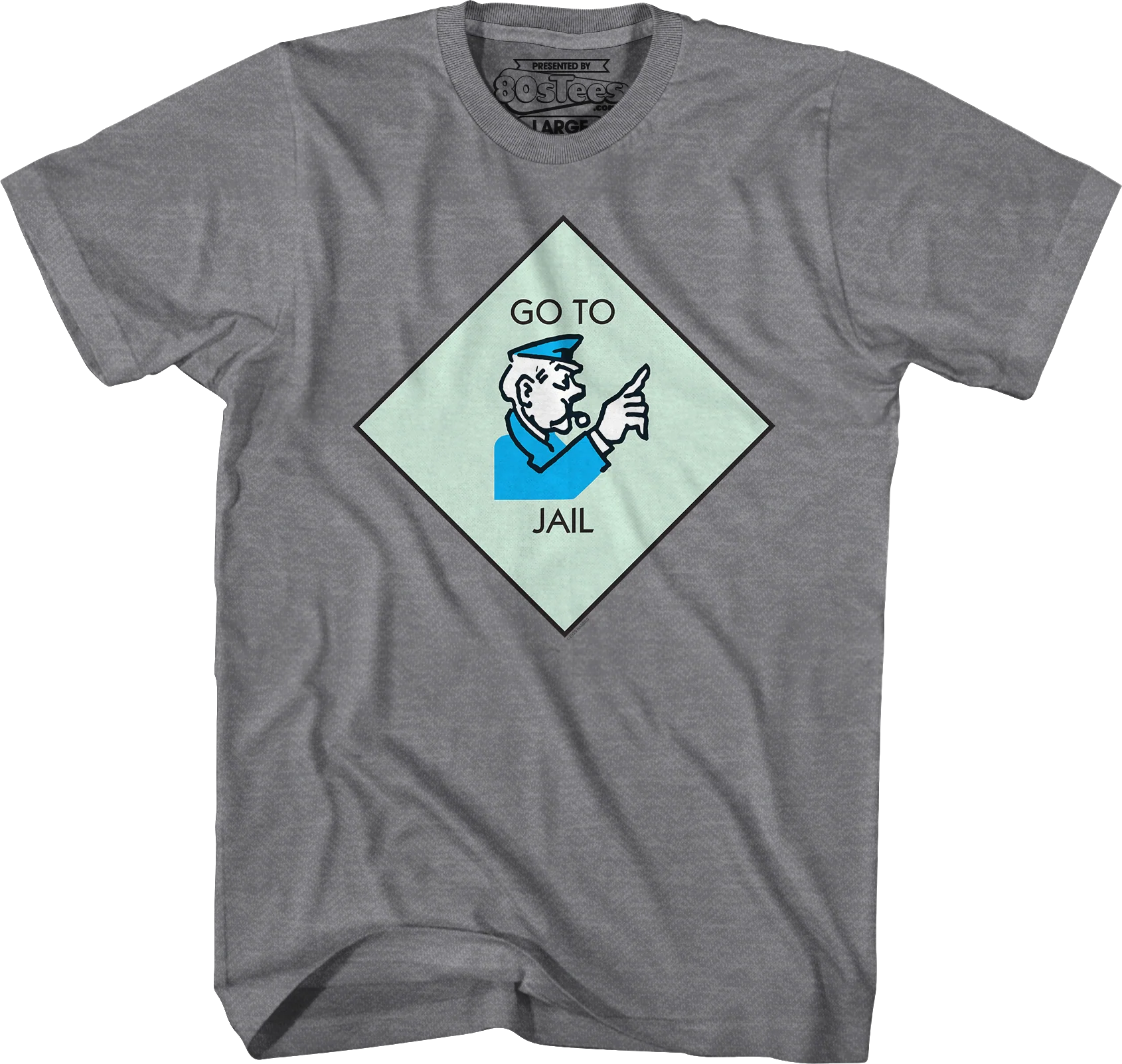 Go To Jail Monopoly T-Shirt - Image 8