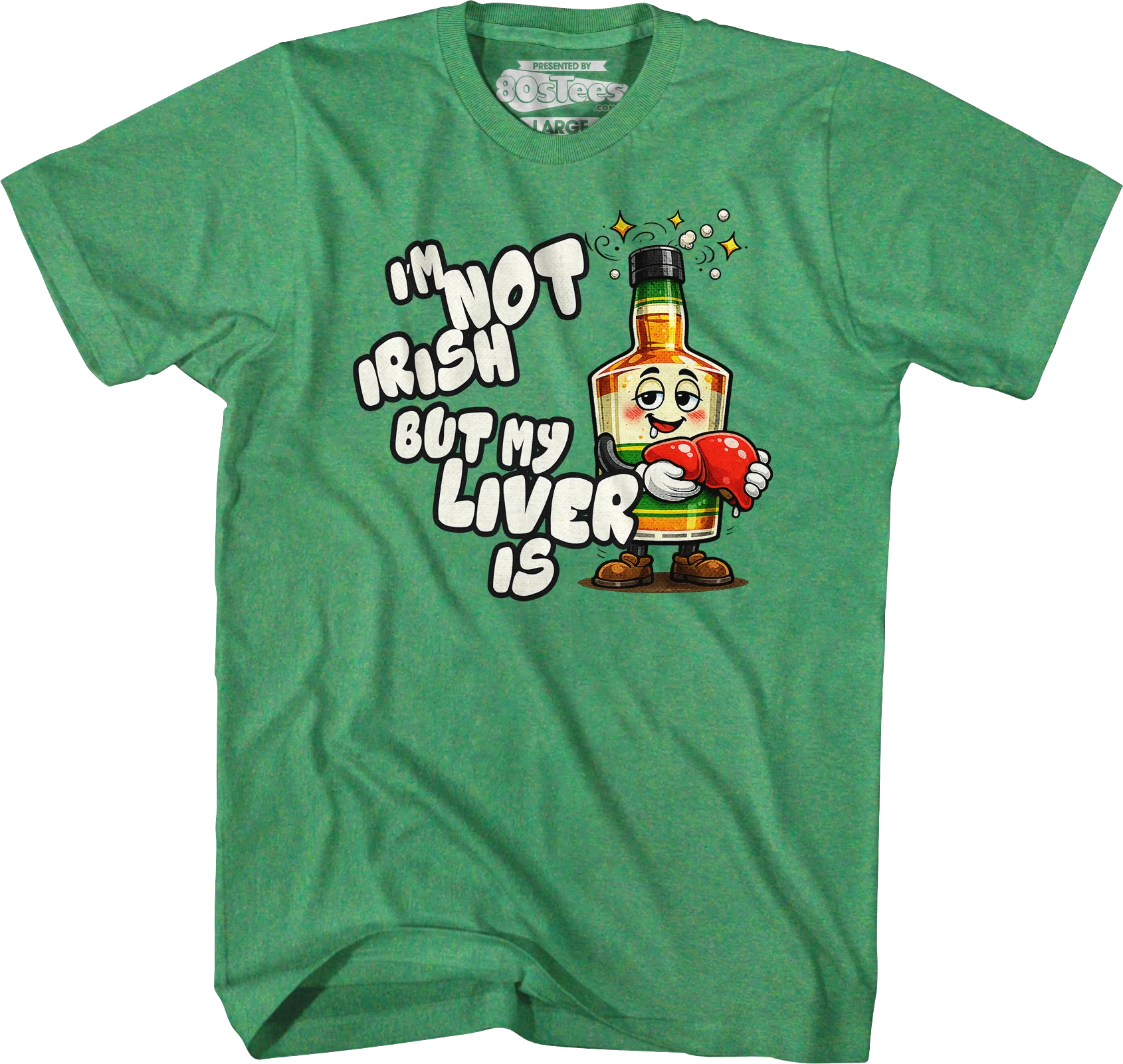 I'm Not Irish But My Liver Is T-Shirt - Image 3