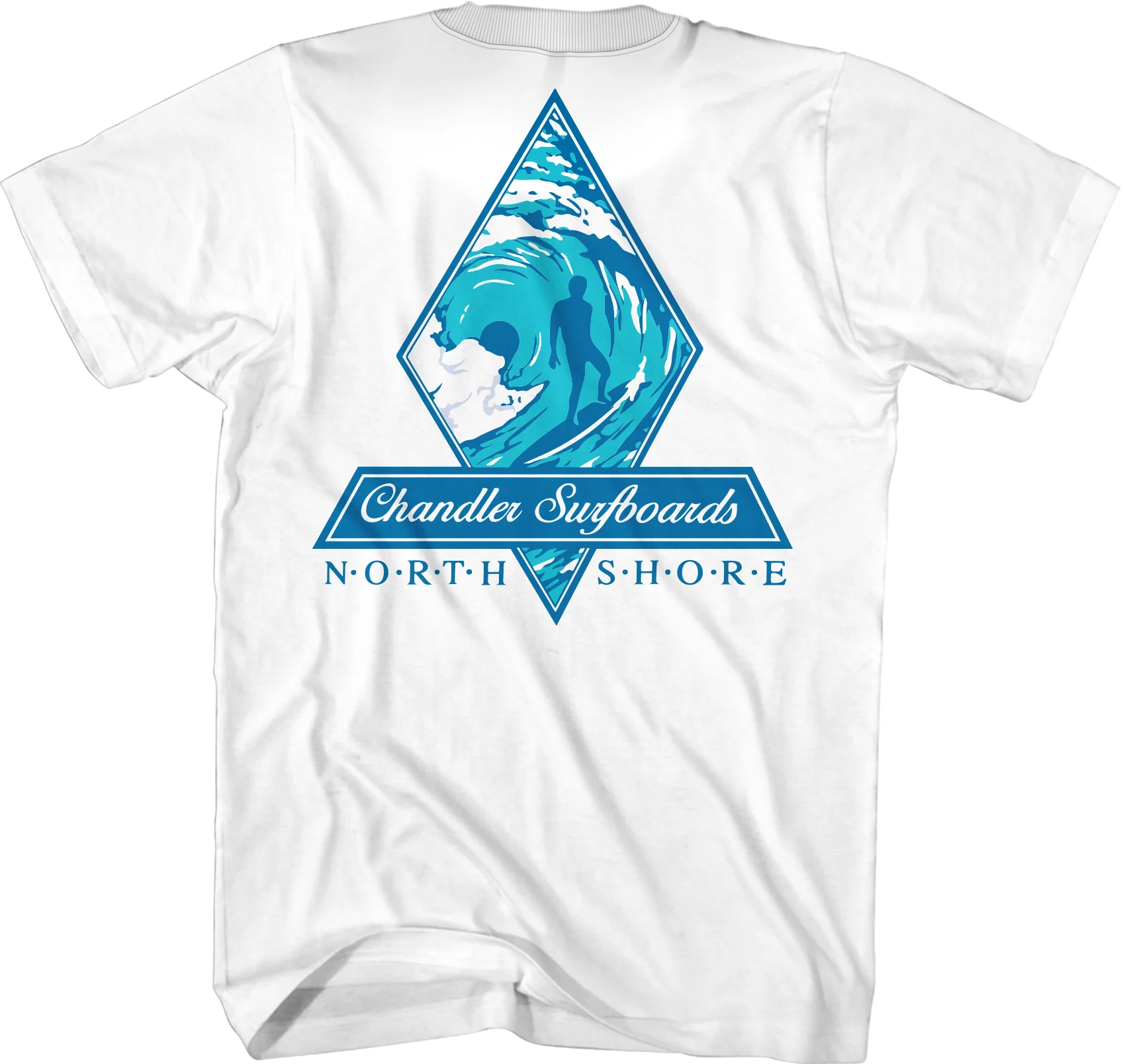 White Chandler Surfboards North Shore T-Shirt - Image 3